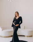 MATERNITY DRESS FOR PHOTO SHOOT • STYLE LEYLA