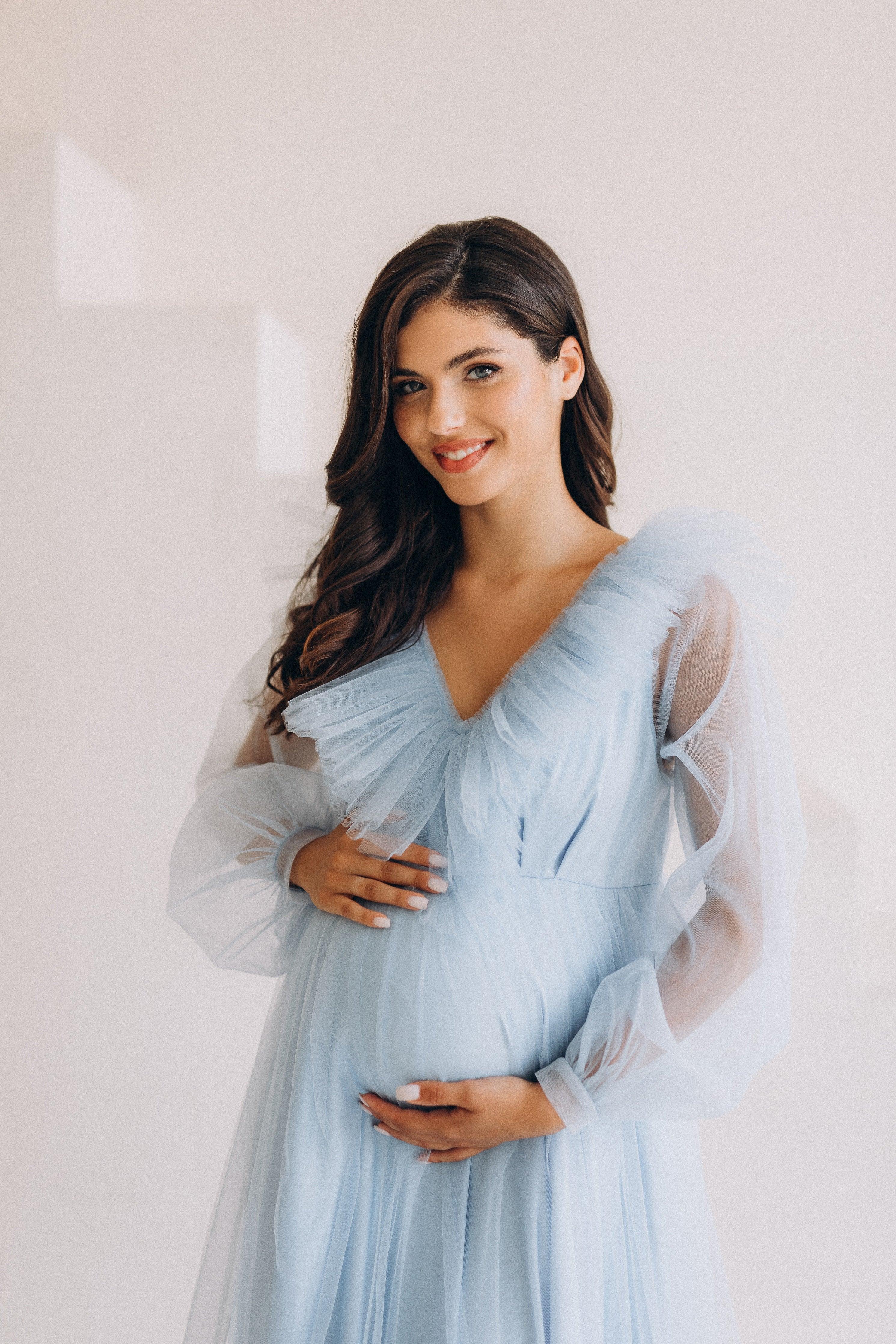 blue tulle maternity dress In Stock • For Baby Shower • Style JULIA – MOCCO BRIDAL Wood & Color:Maple/Honey Cider ensuring that your dress prom dress stores long 21449White