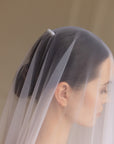 Beaded bridal veil • Unique wedding veil