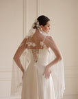 3D Flower veil • Wedding veil flowers