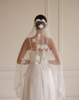 3D Flower veil • Wedding veil flowers