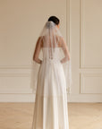 Beaded Wedding Veil