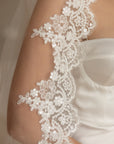 Lace veil with sequins • Royal wedding veil