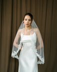 Lace wedding veil