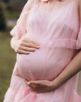 MATERNITY DRESS FOR Baby shower Blue • STYLE MONICA