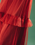 COCKTAIL DRESS RED • STYLE MONICA
