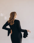 MATERNITY DRESS FOR PHOTO SHOOT • STYLE LEYLA