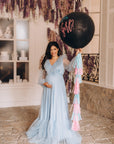 In Stock • Tulle Maternity Dress For Baby Shower • Style JULIA