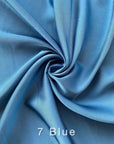 In Stock • Stylish Satin Pajamas Set BLUE • Style MOON