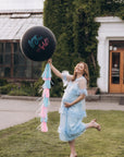 MATERNITY DRESS FOR Baby shower Blue • STYLE MONICA