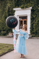 Maternity Baby Shower tulle dress • Style Midi ABIGAIL • 11 Snow Blue