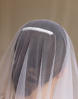 Beaded bridal veil • Unique wedding veil
