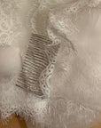 Chantilly lace mantilla veil