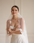 3D Flower veil • Wedding veil flowers