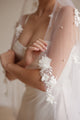 3D Flower veil • Wedding veil flowers