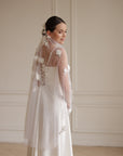 3D Flower veil • Wedding veil flowers