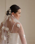 3D Flower veil • Wedding veil flowers