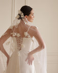 3D Flower veil • Wedding veil flowers