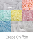 Elegant Silk Chiffon Maternity Dress with Ruffles -  “Emily”