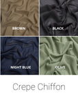 Elegant Silk Chiffon Maternity Dress with Ruffles -  “Emily”