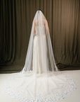 Wedding lace veil • Royal bridal veil