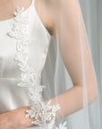 Lace wedding veil