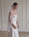 3D Flower veil • Wedding veil flowers